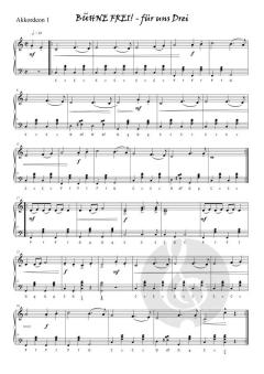 Bühne frei - für uns drei! von Gottfried Hummel 