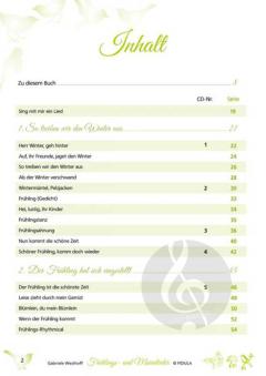 Frühlings- und Maienlieder von Gabriele Westhoff 