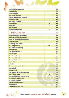 Sommer- und Reiselieder von Gabriele Westhoff 