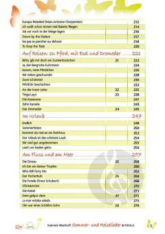 Sommer- und Reiselieder von Gabriele Westhoff 