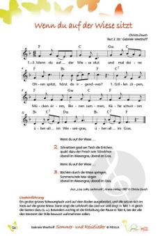 Sommer- und Reiselieder von Gabriele Westhoff 