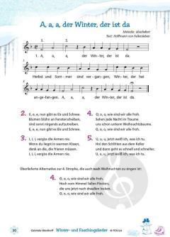 Winter- und Faschingslieder von Gabriele Westhoff 