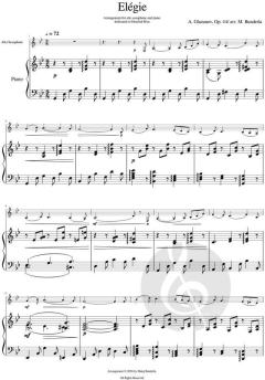 Elégie op.44 von Alexander Glasunow (Download) 
