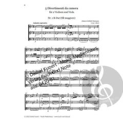 5 Divertimenti von Johann Gottlieb Naumann 