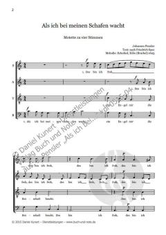 Als ich bei meinen Schafen wacht von Johannes Pensler 