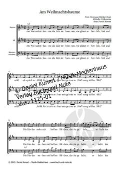 Am Weihnachtsbaume von Daniel Kunert 