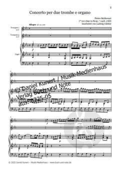 Concerto per due trombe e organo von Pietro Baldassari 