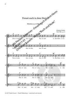 Freuet euch in dem Herrn von Johannes Pensler 