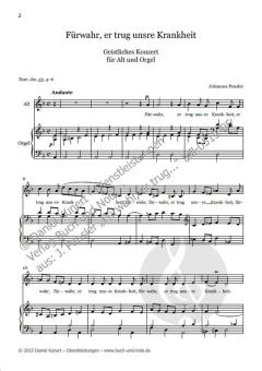 Fürwahr, er trug unsre Krankheit von Johannes Pensler 