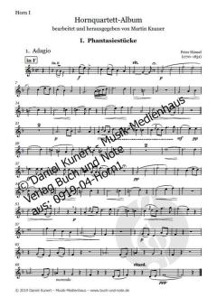 Hornquartett-Album - Horn 1 
