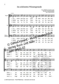 Im schönsten Wiesengrunde von Friedrich Silcher 