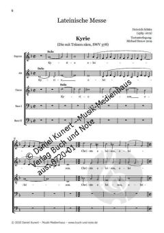 Lateinische Messe von Heinrich Schütz 