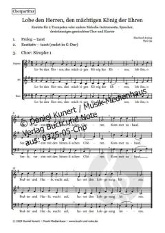 Lobe den Herren, den mächtigen König der Ehren von Eberhard Arning 