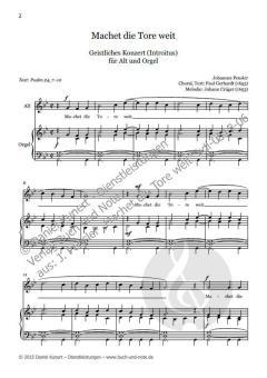 Machet die Tore weit von Johannes Pensler 