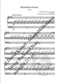Mondscheinsonate 1. Satz op. 27 Nr. 2 von Ludwig van Beethoven 