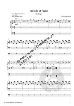 Prélude et fugue von Christian Vorbeck 