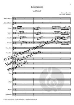 Resonanzen zu BWV 18 von Christian Glowatzki 