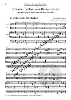 Schalom "Sephardische Himmelsmusik" von Torsten Laux 