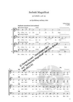 Serbski Magnificat - Sorbisches Magnificat von Felix Bräuer 