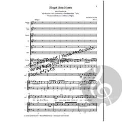 Singet dem Herrn op. 47 von Reinhard Kluth 