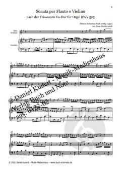 Sonata per Flauto o Violino von Johann Sebastian Bach 