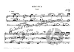 Sonate No. 2 op. 17 von Carl Sattler 