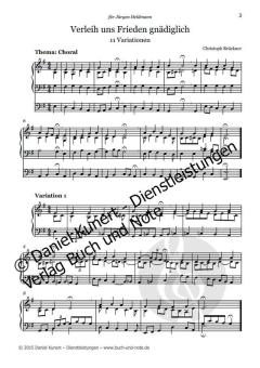 Verleih uns Frieden gnädiglich von Christoph Brückner 