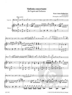 Sinfonia concertante B-Dur von Franz Anton Hoffmeister 