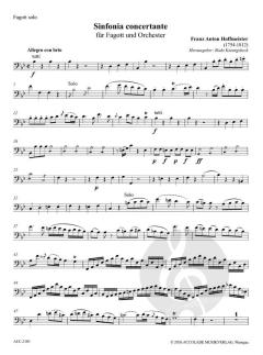 Sinfonia concertante B-Dur von Franz Anton Hoffmeister 