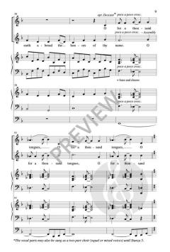 O for a Thousand Tongues von Carl G. Glaser 