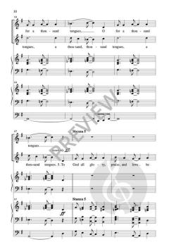 O for a Thousand Tongues von Carl G. Glaser 