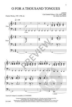 O for a Thousand Tongues von Carl G. Glaser 