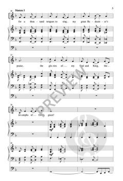 O for a Thousand Tongues von Carl G. Glaser 