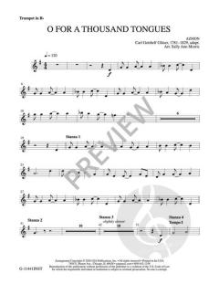 O for a Thousand Tongues von Carl G. Glaser 