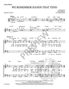 We Remember Hands That Tend von Kate Williams 