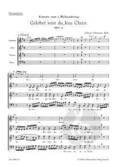 Gelobet seist du, Jesu Christ von Johann Sebastian Bach (Download) 
