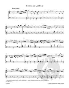 Sonata da Cimbalo G-Dur von Marianna Martines (Download) 