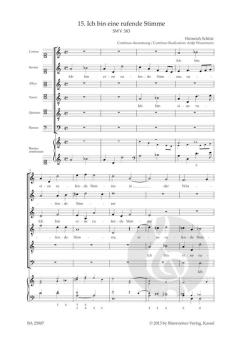 Ich bin eine rufende Stimme SWV 383 von Heinrich Schütz (Download) 