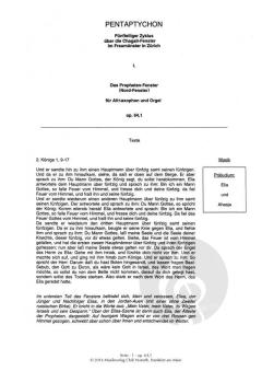 Pentaptychon op. 64,1 von Arthur Dangel 