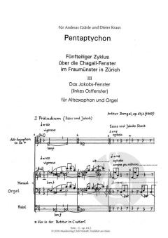 Pentaptychon op. 64,3 von Arthur Dangel 