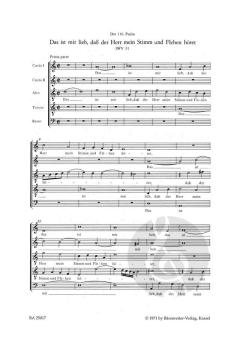 Das ist mir lieb, dass der Herr mein Stimm und Flehen höret von Heinrich Schütz (Download) 
