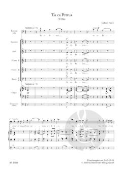 Tu es Petrus N 28a von Gabriel Fauré (Download) 