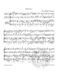 Corellisierende Sonaten 1 von Georg Philipp Telemann (Download) 