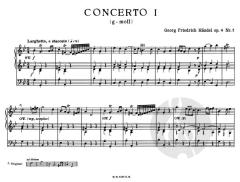 Orgelkonzerte Heft 1 op. 4 von Georg Friedrich Händel (Download) 