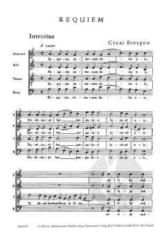 Requiem von Cesar Bresgen (Download) 