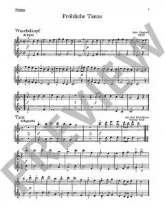 Fröhliche Tänze nach alten Weisen 