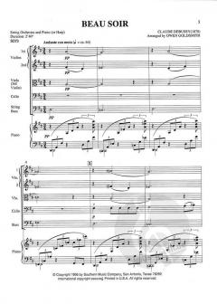 Beau Soir von Claude Debussy 