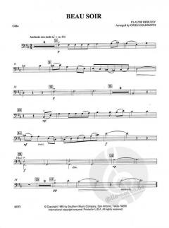 Beau Soir von Claude Debussy 