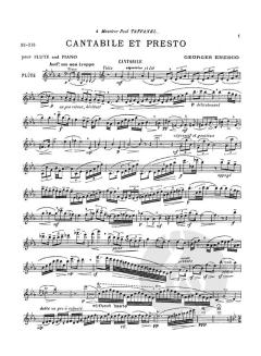 Cantabile and Presto von George Enescu 