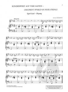 Kinderwelt auf vier Saiten von Istvan Szelenyi 